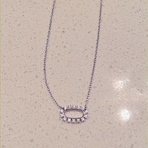 Kendra Scott Elisa Open Frame Crystal Pendant Necklace